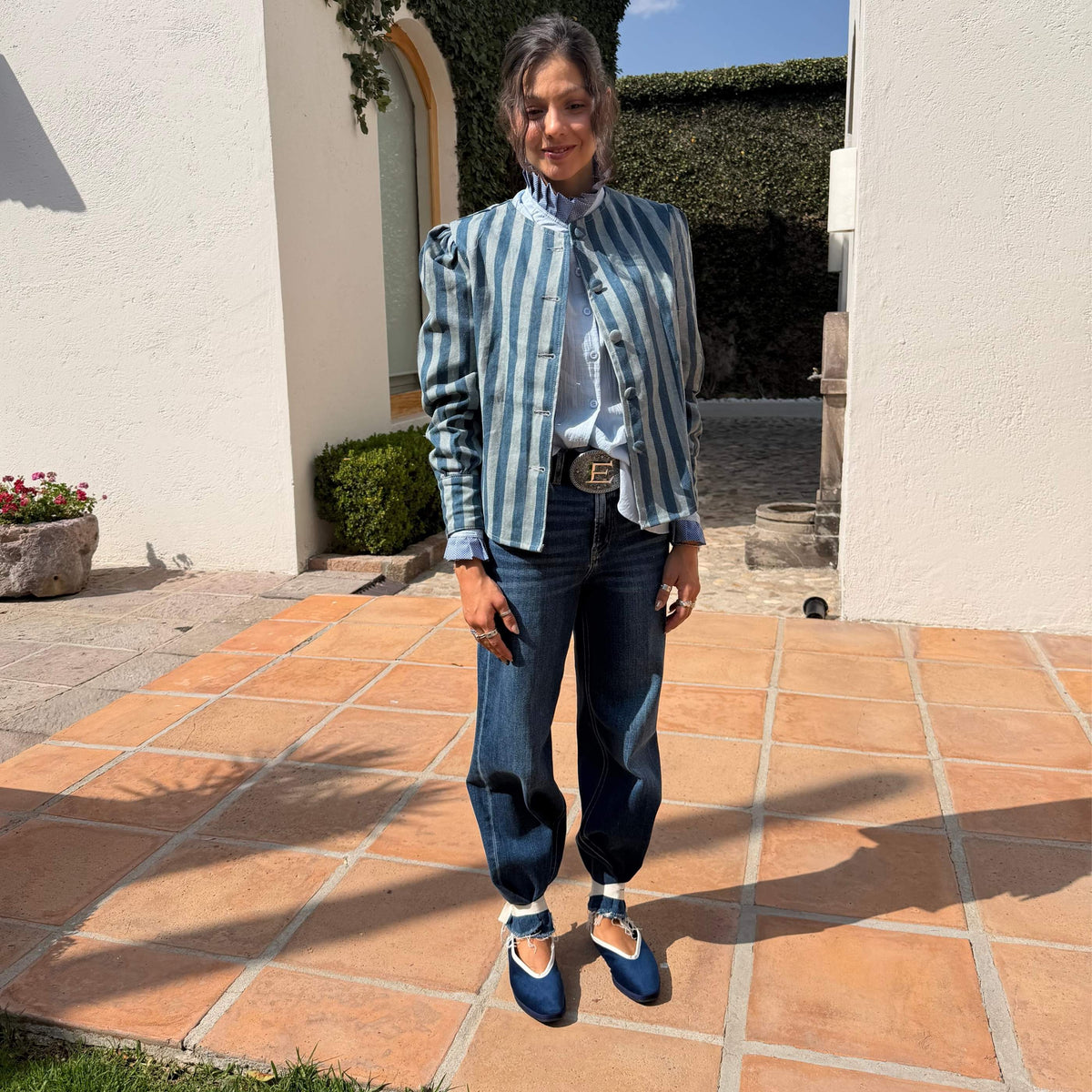 Flats Azul Marfil – Carlotta