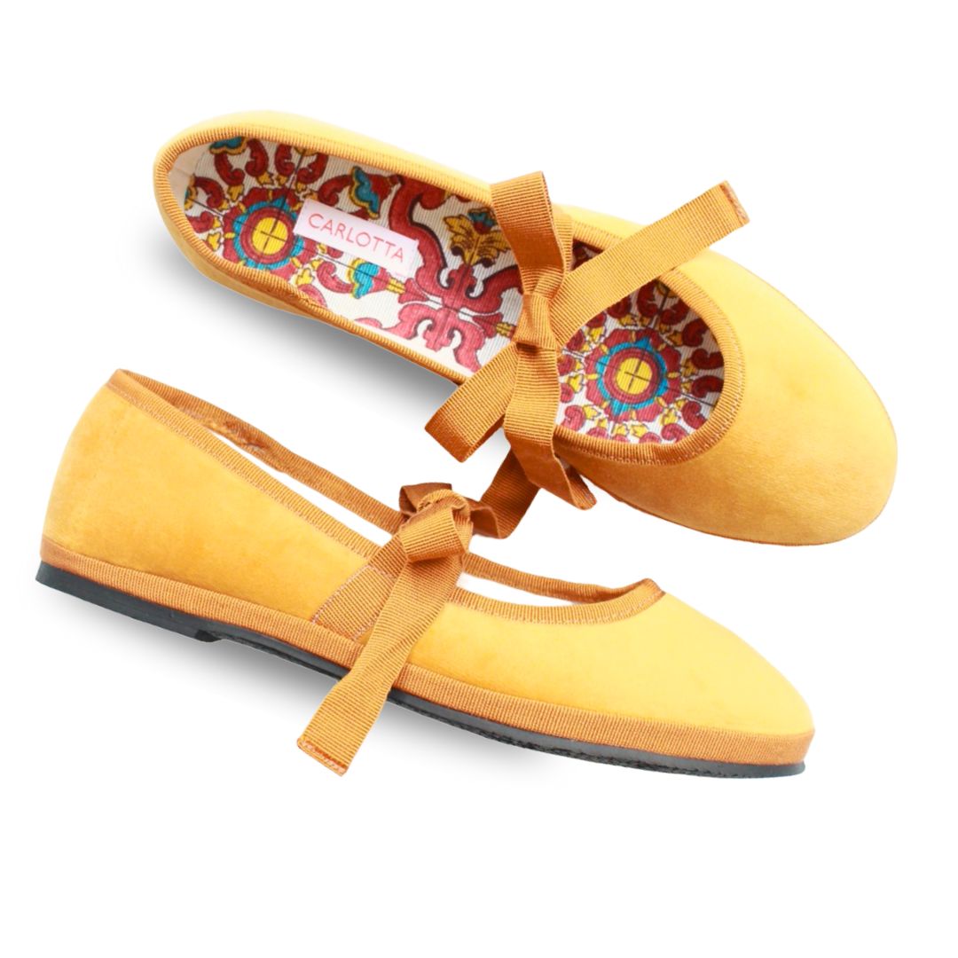 Ballerina con Lazos Gold