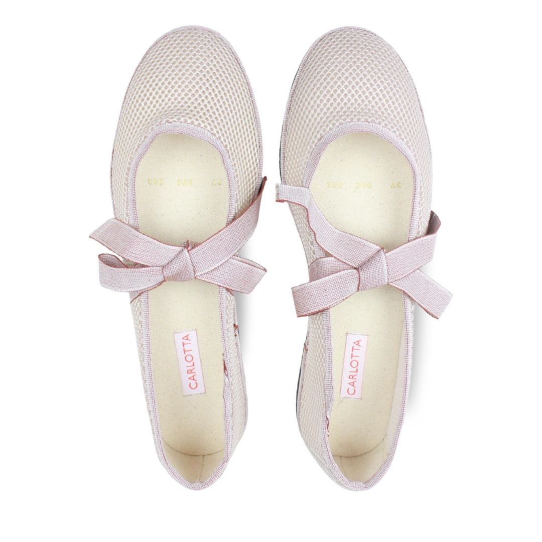 Ballerina con Lazos Mesh Soft Pink