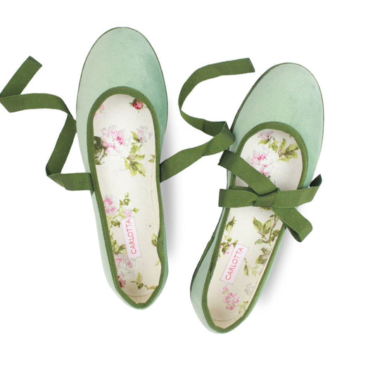 Ballerina con Lazos Salvia