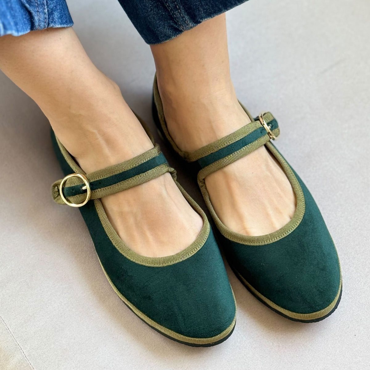 Mary Jane Verde Botella – Carlotta