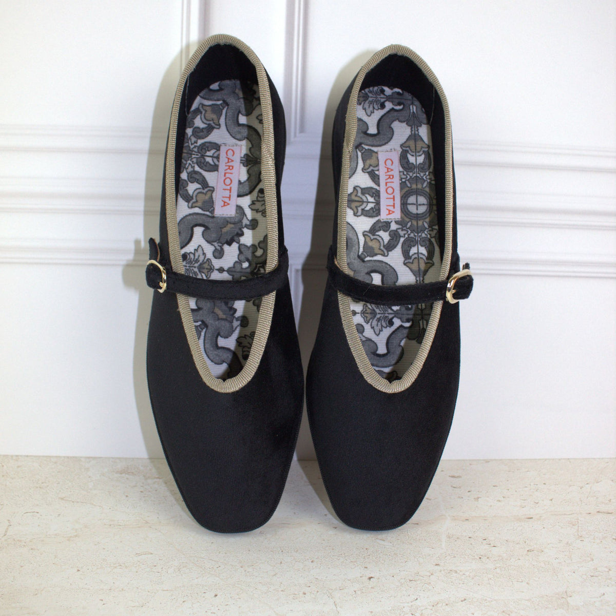 Flats Eugenia Negro Greige