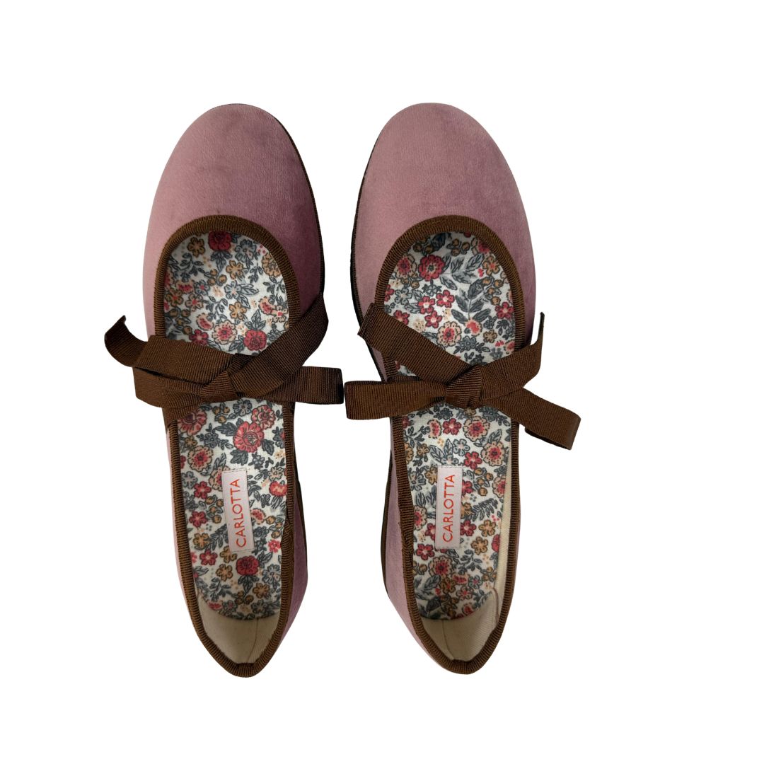Ballerina con Lazos Old Rose