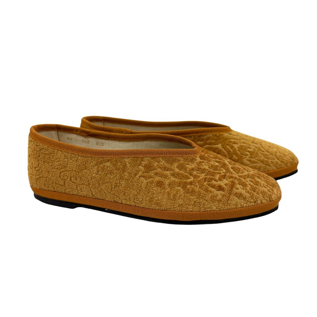 Flats Brocado Ocre