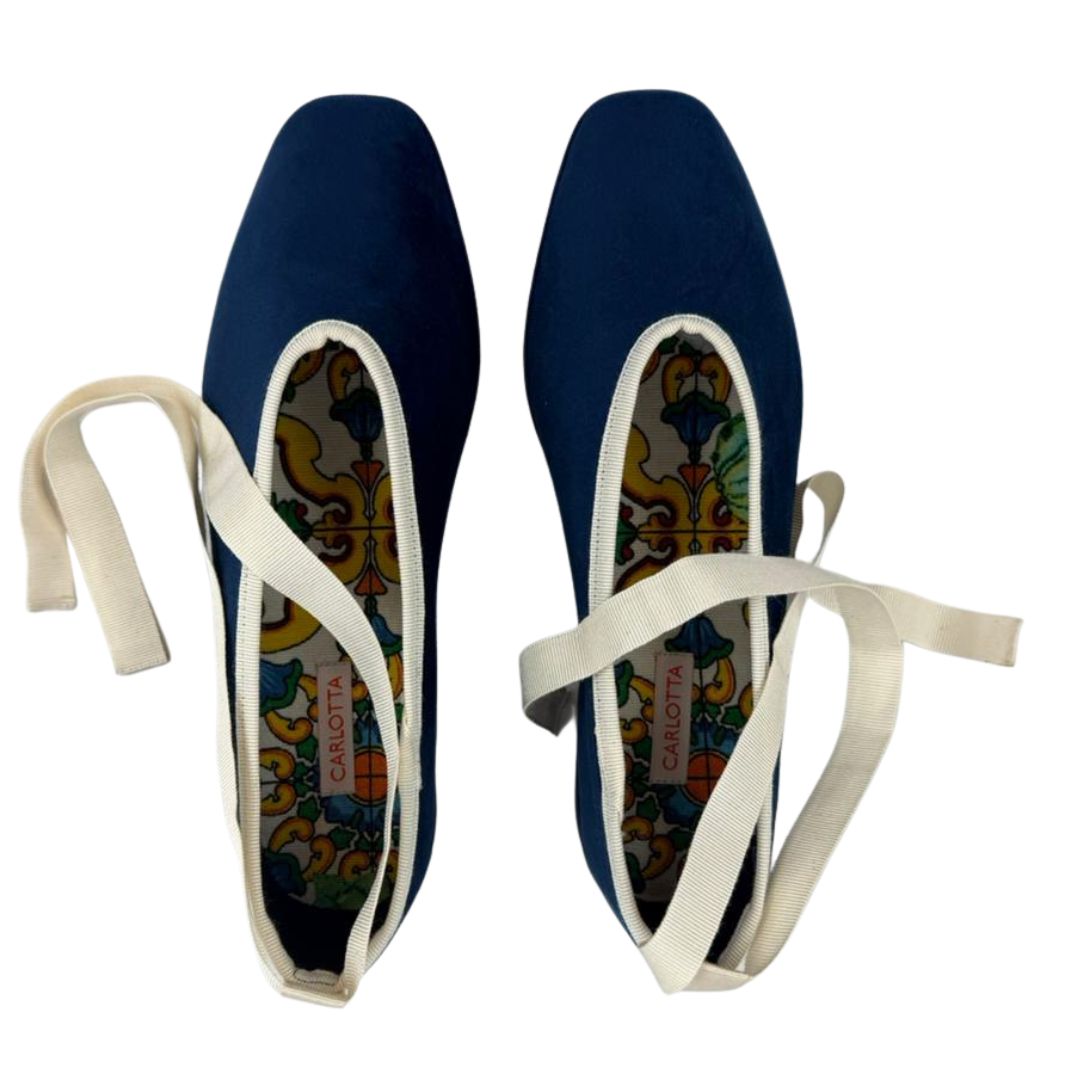 Flats Azul Marfil