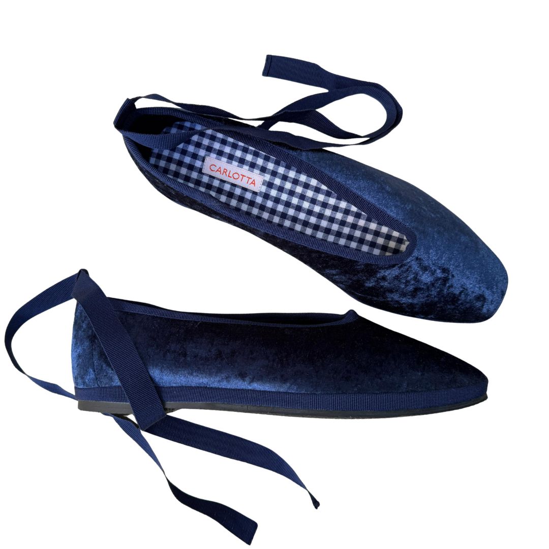 Flats Azul Martillado