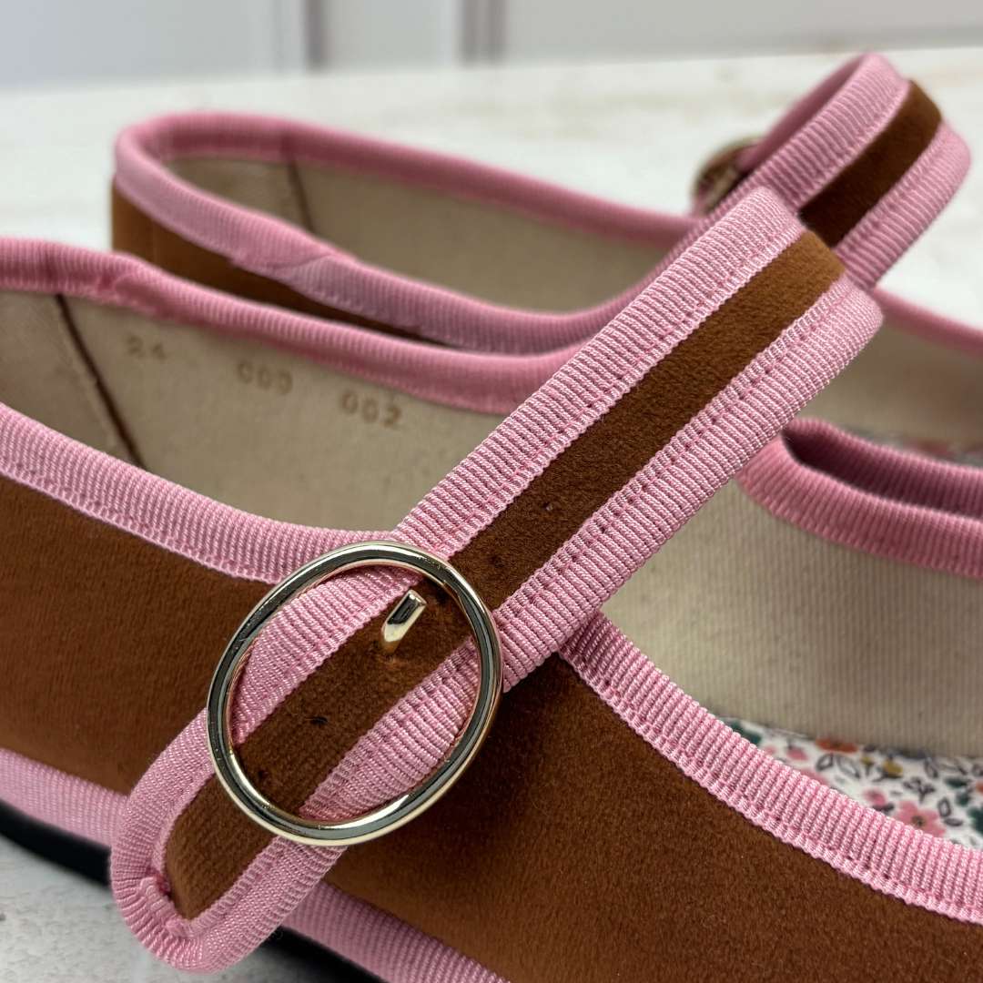 Mary Jane Camel Pink