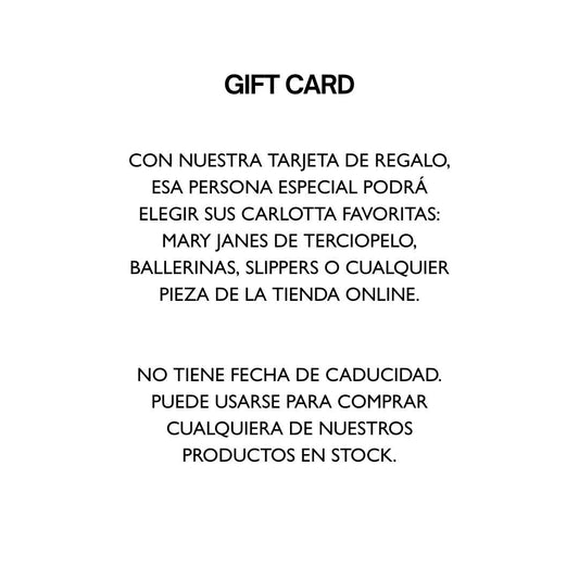 Regala Carlotta | Gift Card