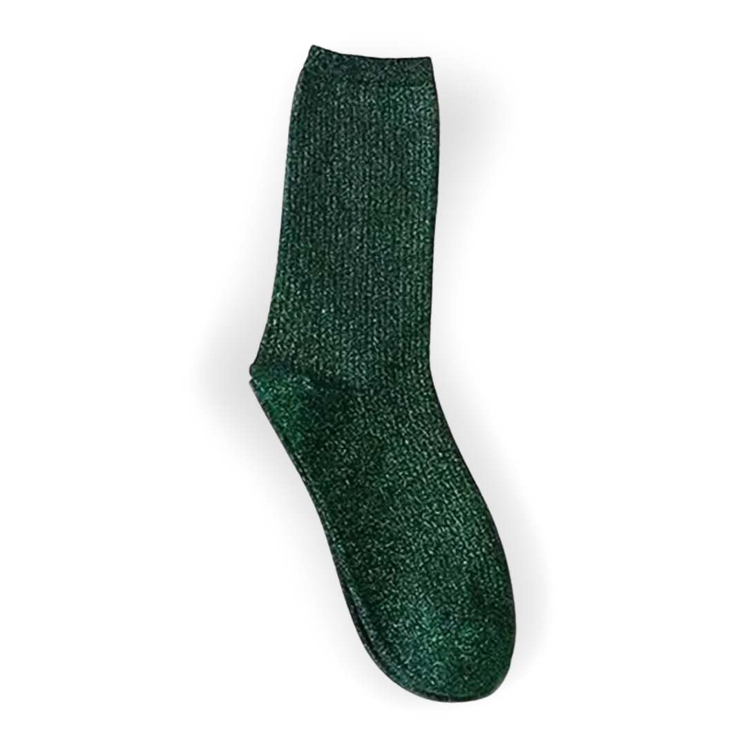 Calcetin Lurex Verde