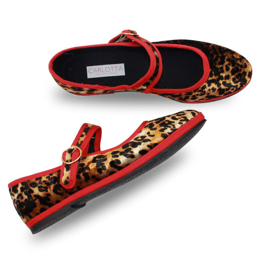 Mary Jane Leopardo Rojo