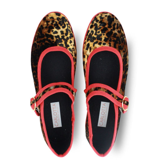 Mary Jane Leopardo Rojo