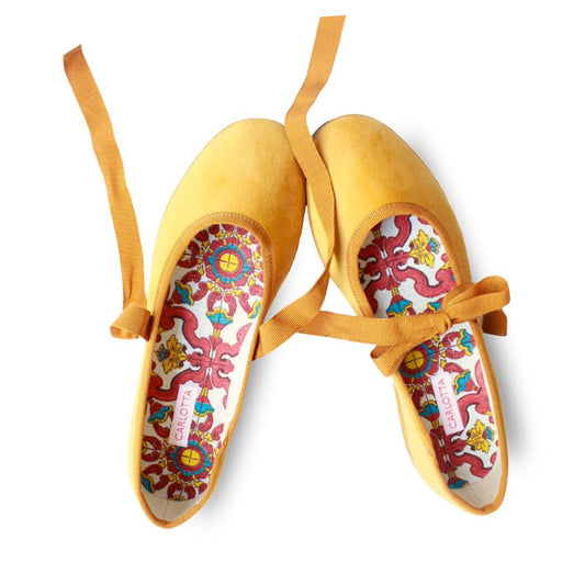 Ballerina con Lazos Gold