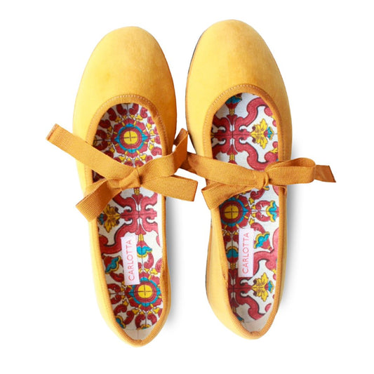 Ballerina con Lazos Gold