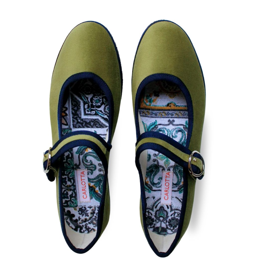 Mary Jane Matcha Blue