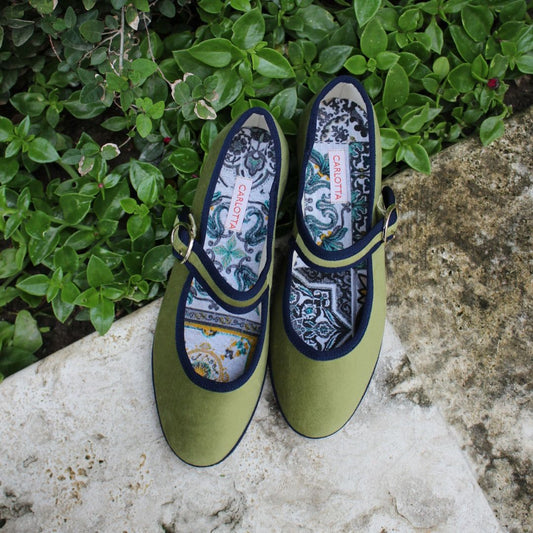 Mary Jane Matcha Blue