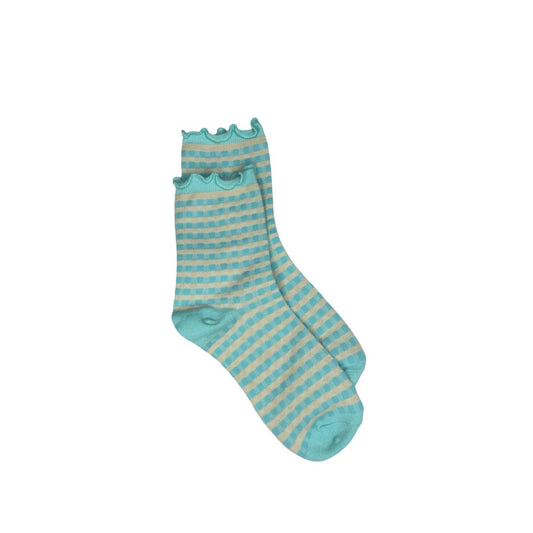 Calcetines Rayas Turquesa