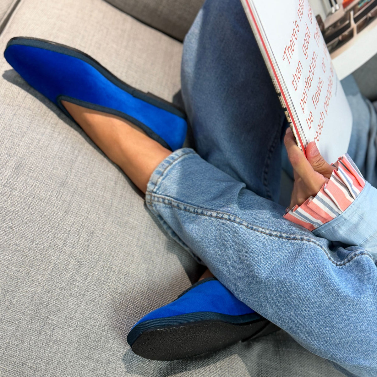 Flats Azul Cobalto – Carlotta