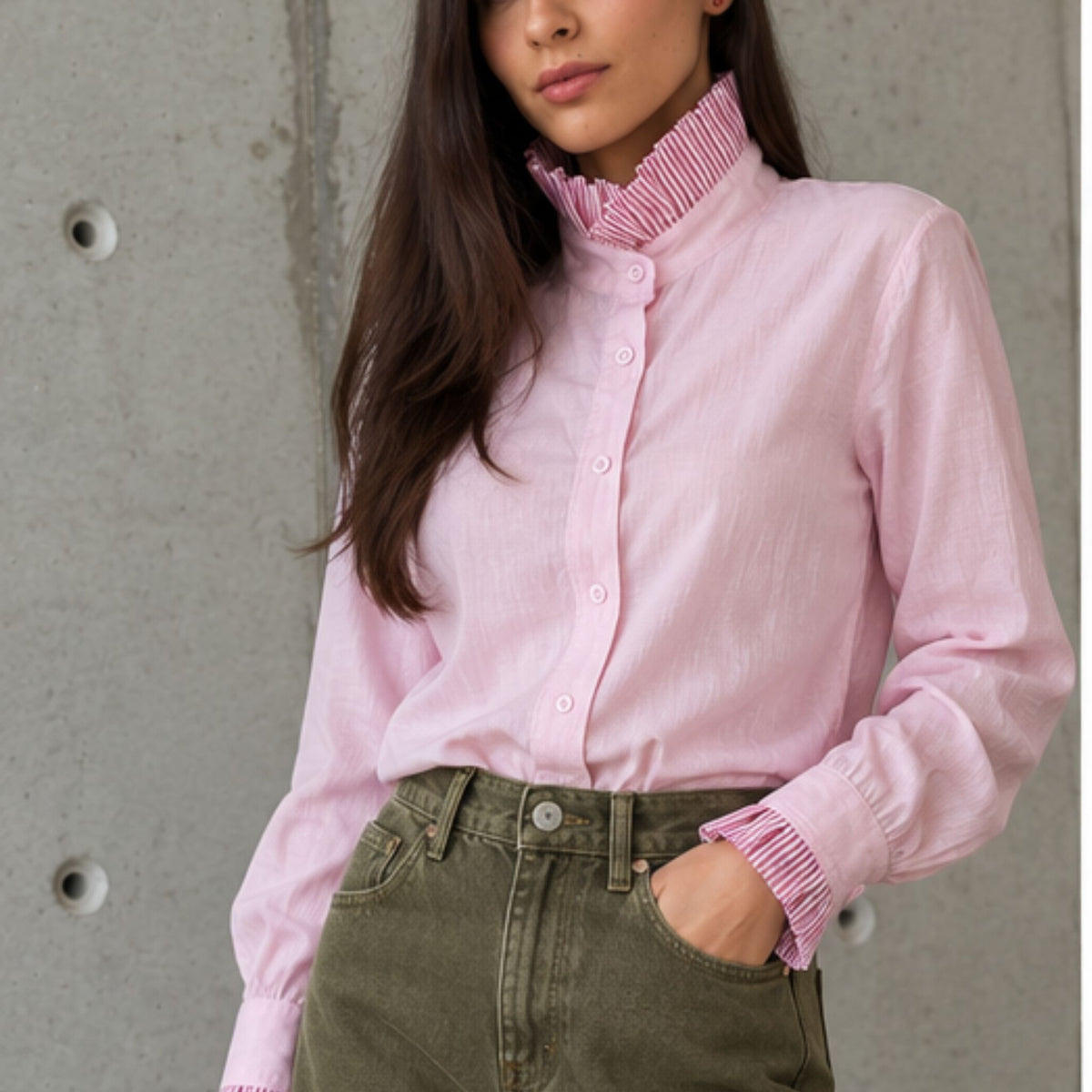 Camisa Bruna - Rosa