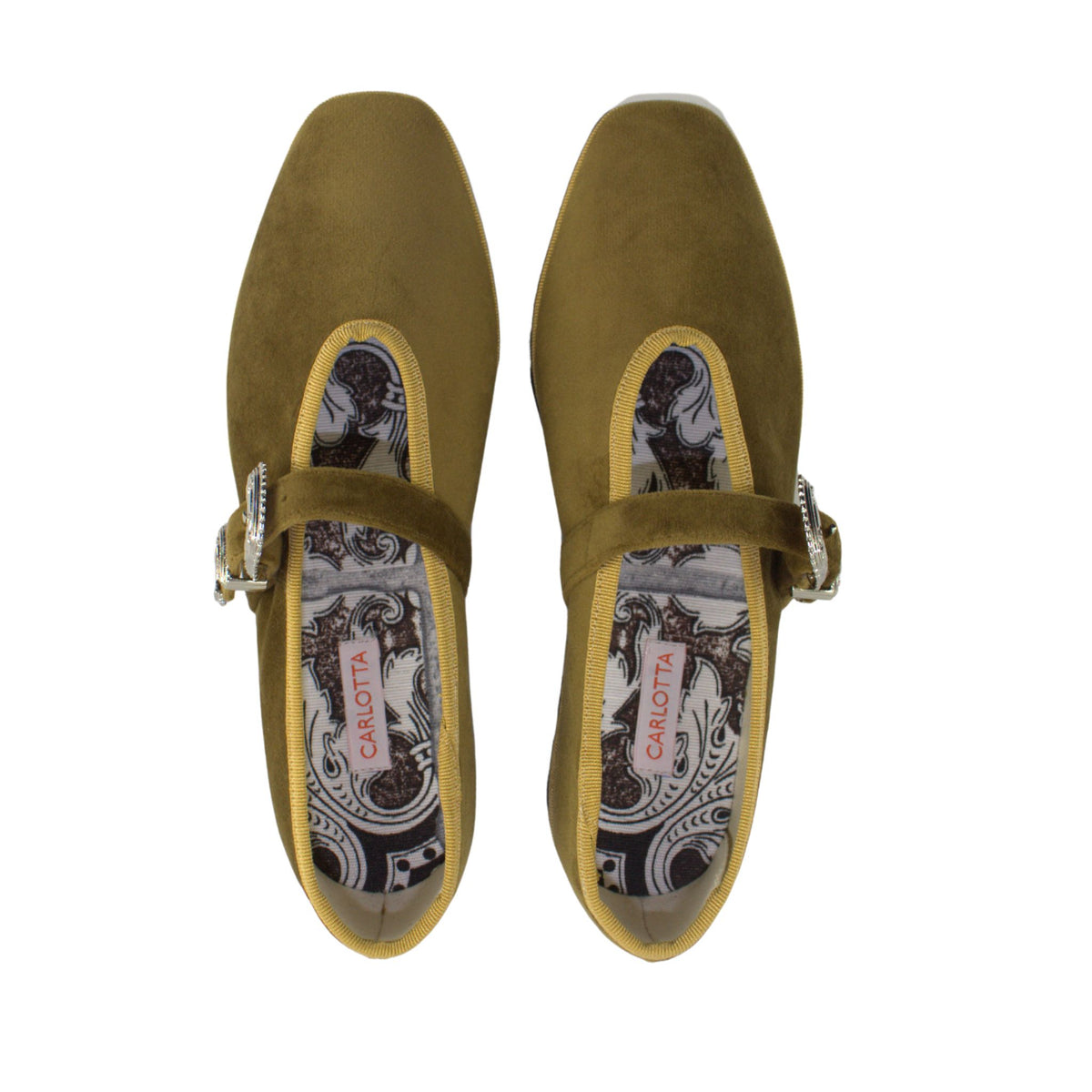Flats Camel con Hebilla Western – Carlotta