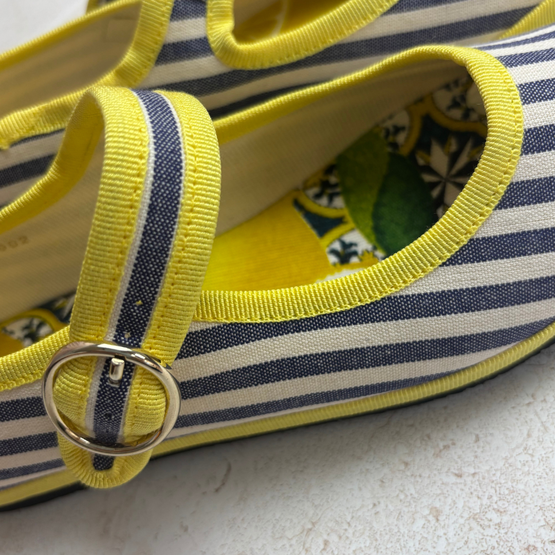 Mary Jane Stripes Lemon