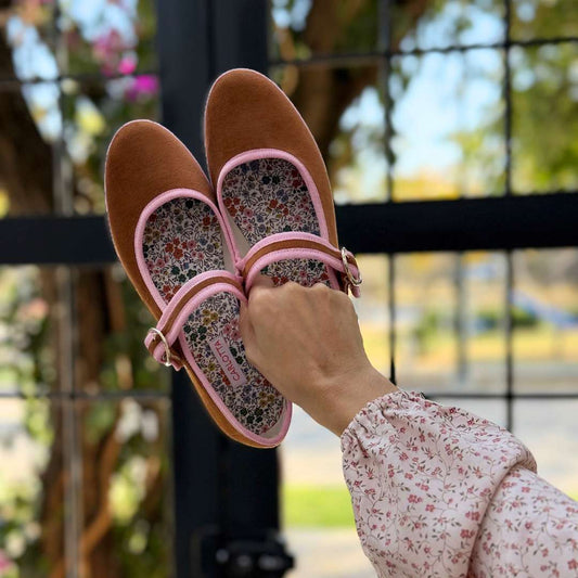 Mary Jane Camel Pink