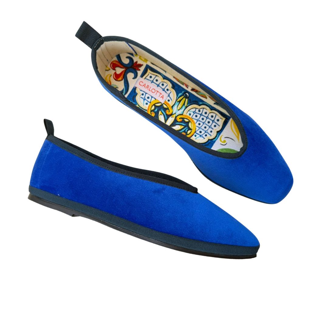 Flats Azul Cobalto