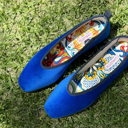 Flats Azul Cobalto
