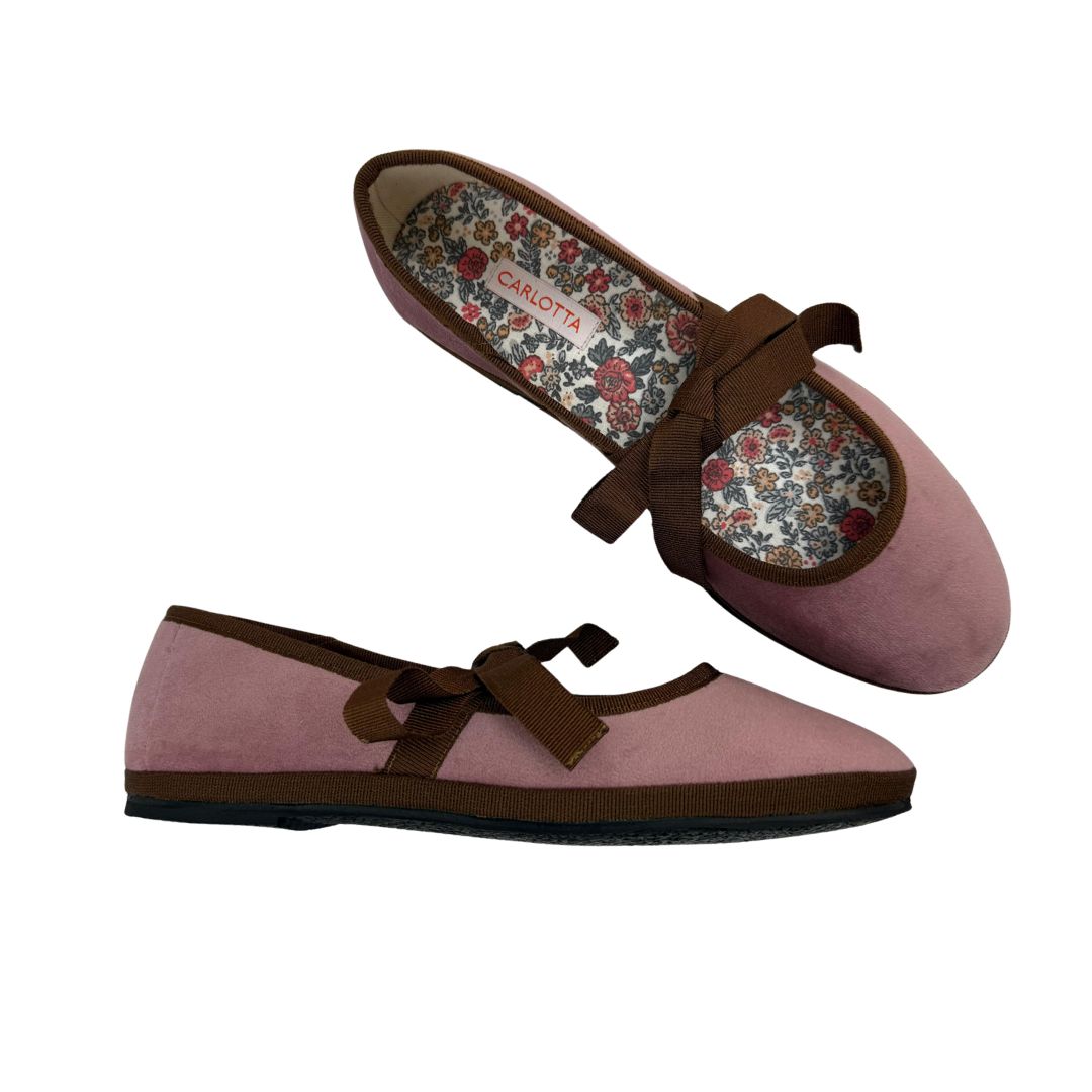 Ballerina con Lazos Old Rose