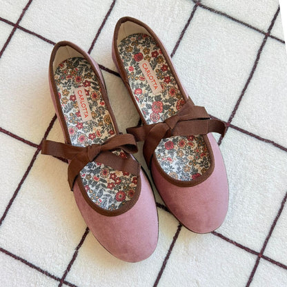 Ballerina con Lazos Old Rose