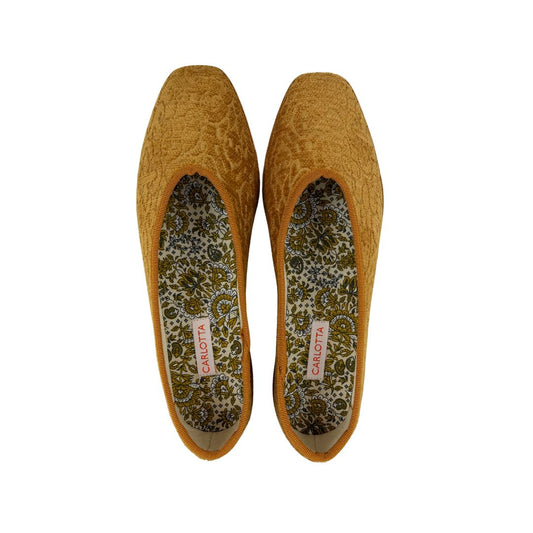 Flats Brocado Ocre