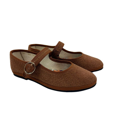 Mary Jane Canvas Terracotta