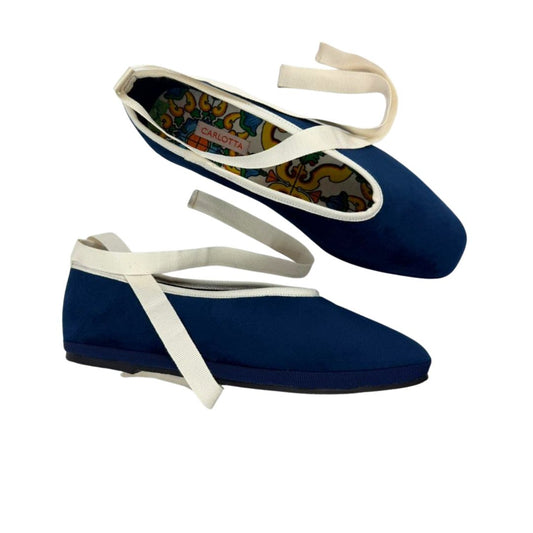 Flats Azul Marfil