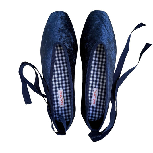 Flats Azul Martillado