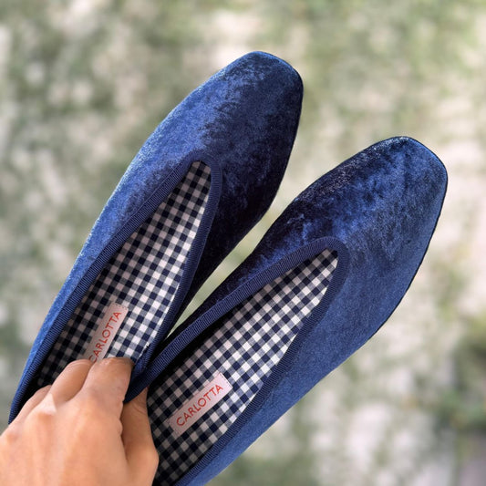 Flats Azul Martillado