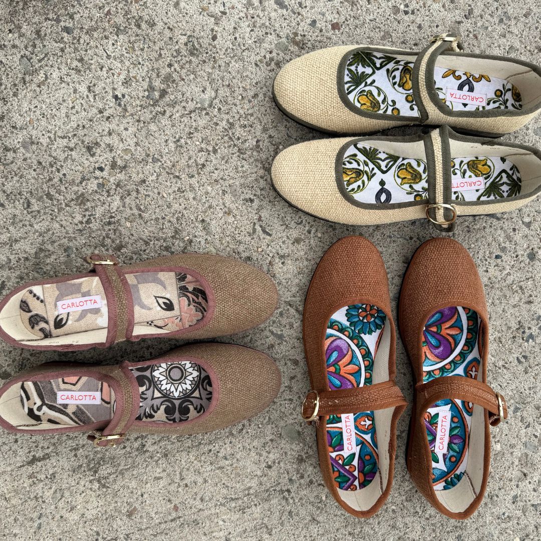 Mary Jane Canvas Terracotta