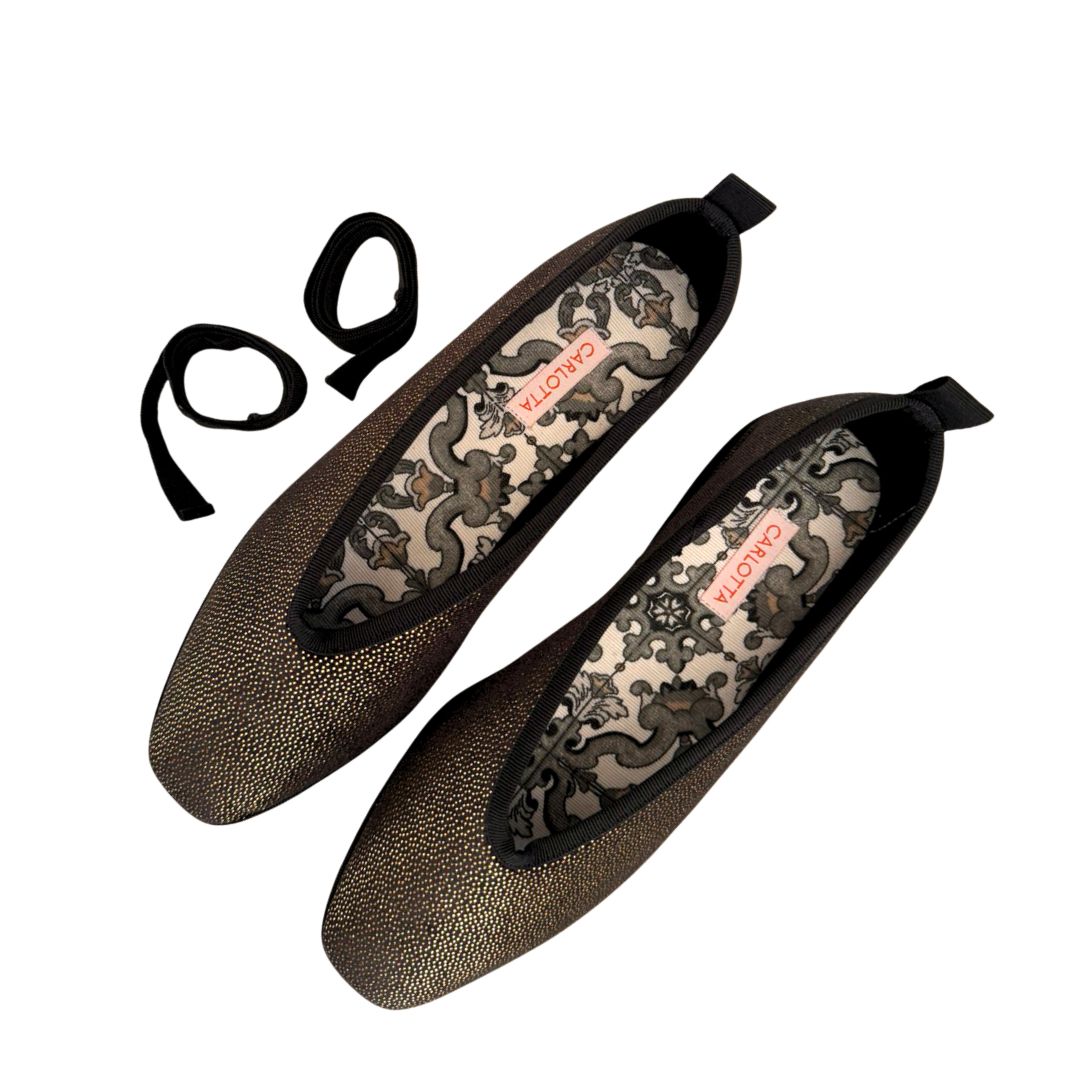 Flats Stardust Black