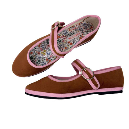 Mary Jane Camel Pink