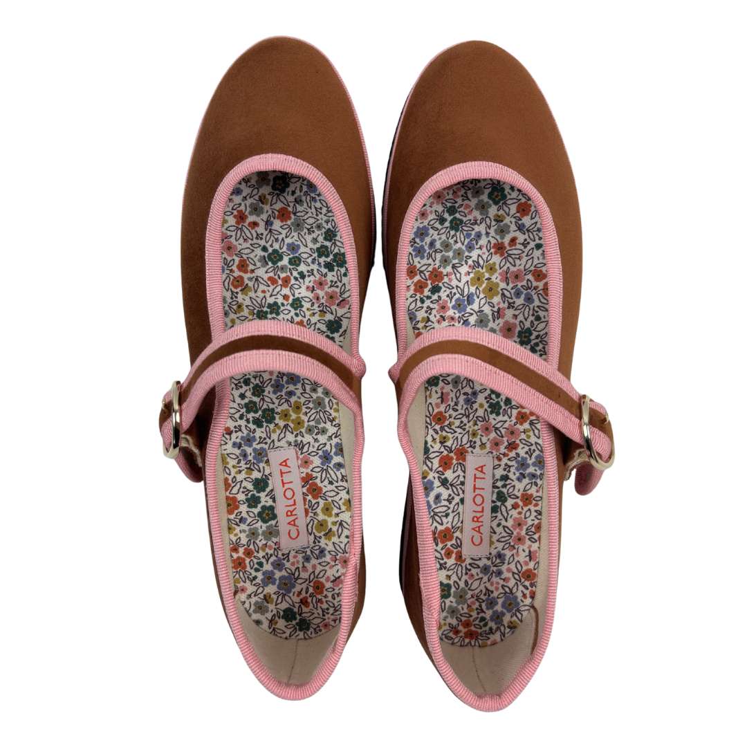 Mary Jane Camel Pink