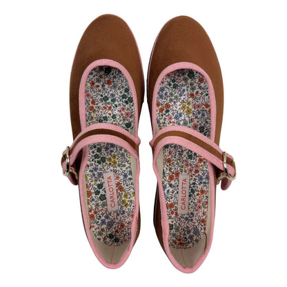 Mary Jane Camel Pink