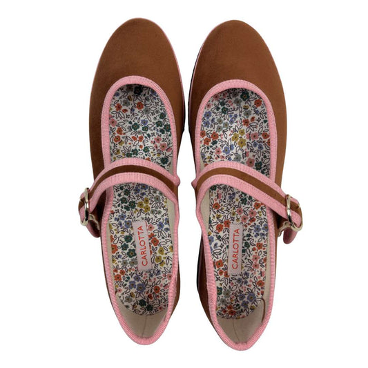 Mary Jane Camel Pink